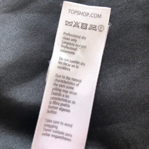 Top Shop herringbone coat used, size 38