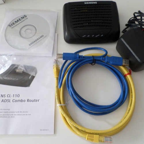 Adsl 2+ router Siemens cl-110 like new, wired