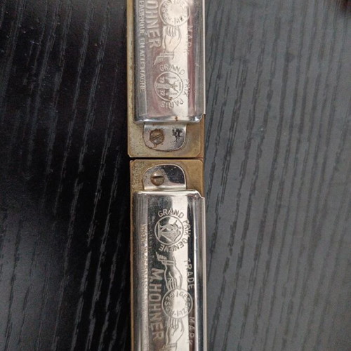 M. Hohner harmonica Made in Germany like new with case