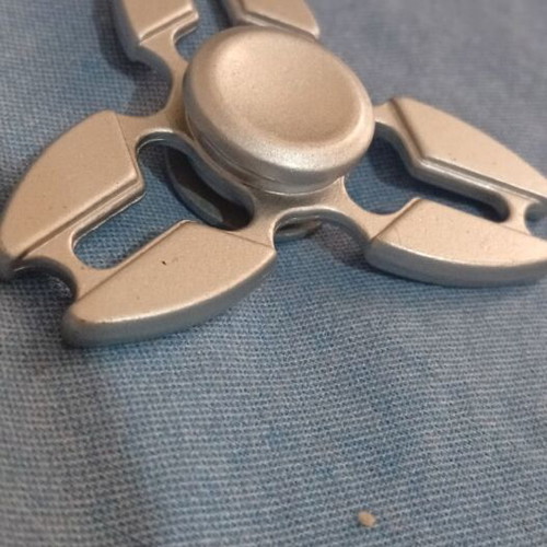 Fidget Spinner Silver Color Like New