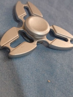 Fidget Spinner Silver Color Like New