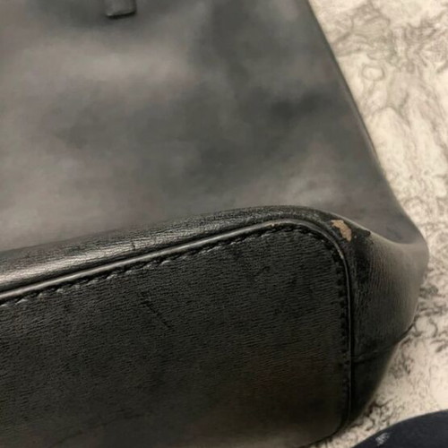 Michael Kors tote bag used, with wear, black