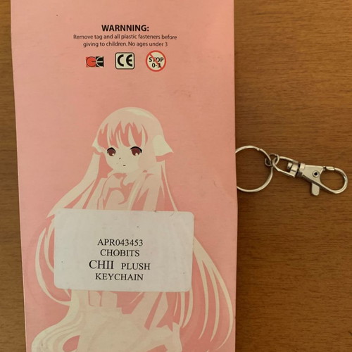 Chobits 'Chi' keychain used, anime manga Clamp