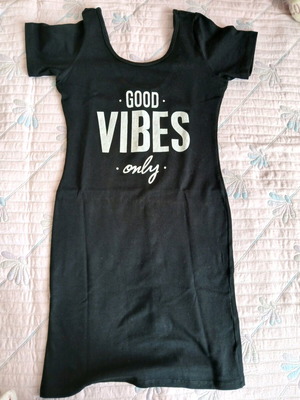 Elastic dress like new, size Small, black