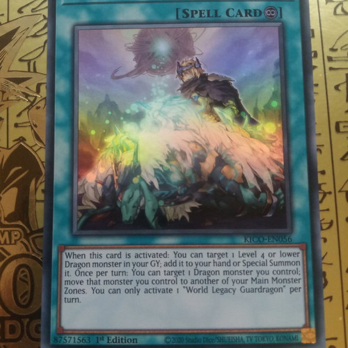 World Legacy Guardragon Continuous Spell κάρτα σαν καινούργιο, Super Rare