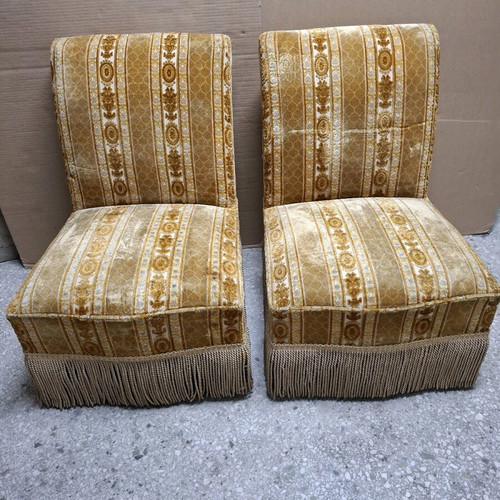 Set of 2 armchairs and 2 chairs used