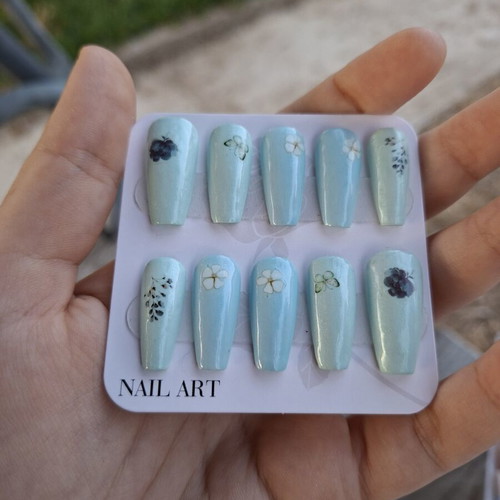Press On Nails set with application tools, new