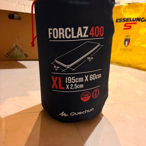 Forclaz 400 XL inflatable camping mattress 195×60×2.5 cm, Quechua