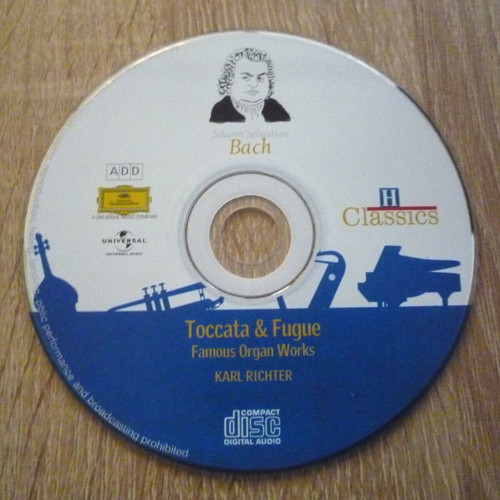 Toccata & Fugue CD used, classical genre