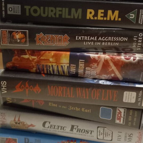 Metal Rock Punk VHS Collection