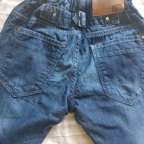 Boys' shorts used, pack of 3, gray and blue, Zara and H&M