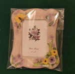 Decorative Koriza vintage floral photo frame 10x15cm (4x6)