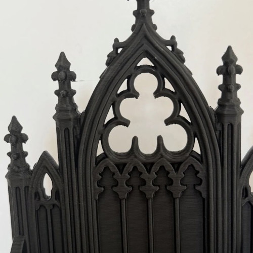 3D Printed Gothic Shelf decorative, made to order
