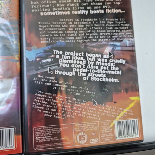 Car DVD set, 5 discs