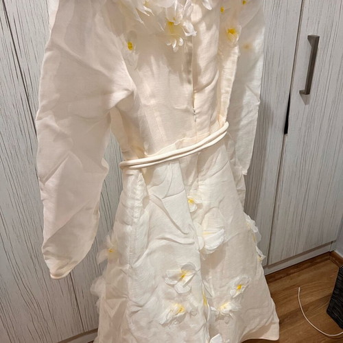 Zimmerman Matchmaker Daisy Midi Dress size 3 like new, white