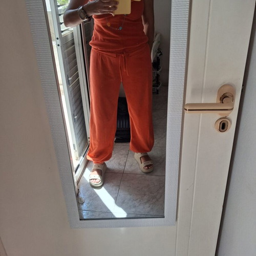 Blackberry strapless jumpsuit coral terry cloth