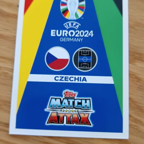 Captain Tomas Soucer Topps Match Attax Euro 2024 in excellent condition