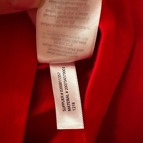 Lauren Ralph Lauren dress like new, size M, red with gold buttons