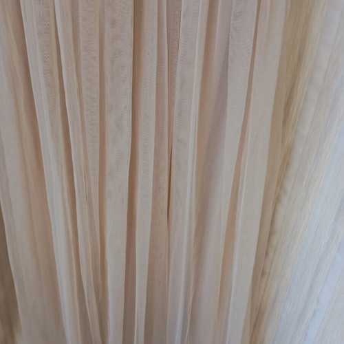 Ancient Greek dress with beige tulle, like new
