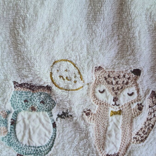 Nef Nef children's bathrobe Forest Animals size 2, unisex