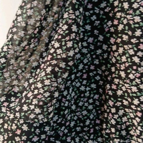 H&M dress black multicolor like new, size L
