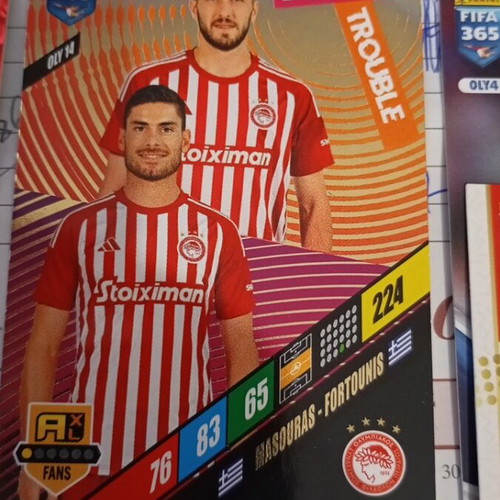 Olympiacos cards lot like new, authentic