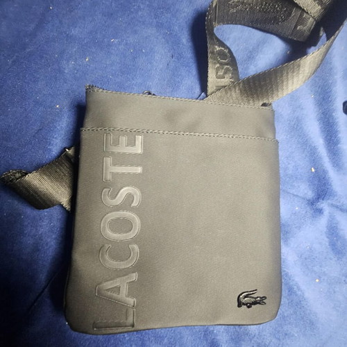 Lacoste crossbody bag new, black