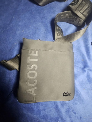 Lacoste crossbody bag new, black