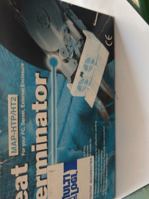Heat Terminator cooling device for old computer disks, collectible