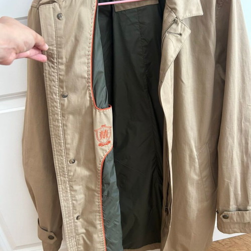 Massimo Dutti trench coat mens beige, like new, size M