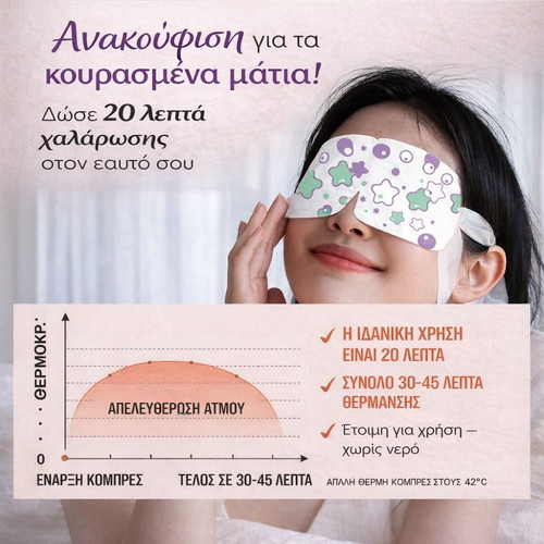 KIYESKI Steam SPA self-heating eye masks 5 pieces new