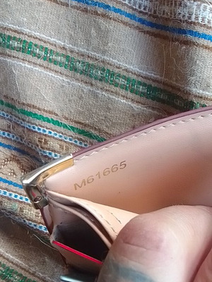Louis Vuitton Monogram Denim wallet used, black and beige