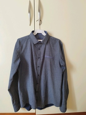 CND Sports Shirt XXL Slim Fit like new, white and blue