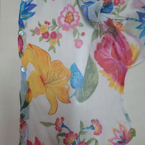 Bill Cost transparent multicolor shirt like new, size XL