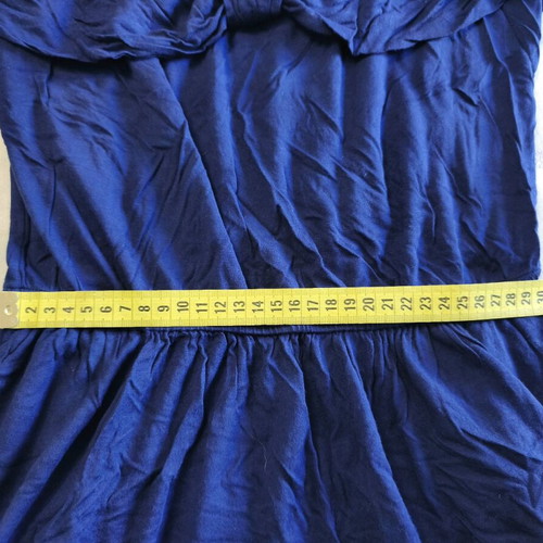 Calzedonia mini summer strapless dress used, blue