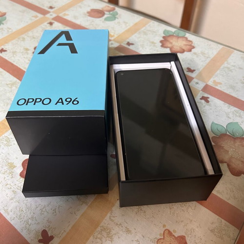 Oppo A96 smartphone like new, 128GB, Dual SIM, black