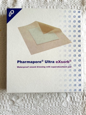 Pharmapore Ultra eXsorb wound dressings 10pcs new 20x20cm sterile