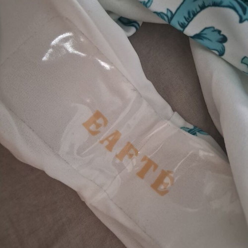 Eafte bikini new, size large, white and turquoise