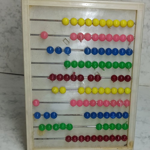 Greek Abacus plastic, vintage, like new