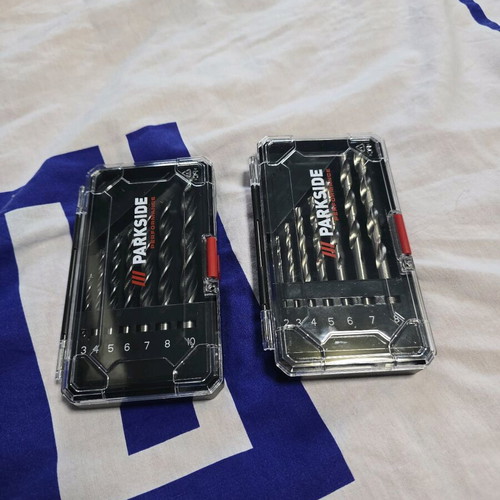Parkside Performance drill bits new for wood and metal