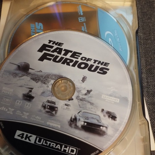 The Fate of the Furious 4K Ultra HD + Blu-ray Steelbook used