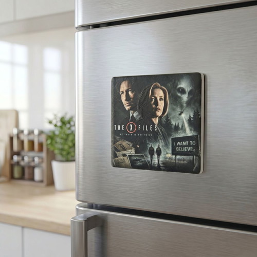 The X-Files Ceramic Fridge Magnet 57×57 mm new