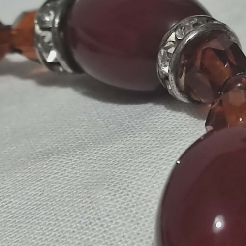 Bracelet with semi-precious stones like new, 1+1 gift