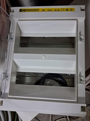 Electrical panel 2-row wall-mounted Monokroussos new