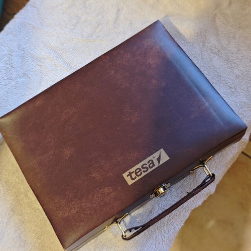 Magnetic backgammon in leather case, new