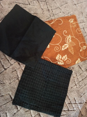 Pillowcases used, pack of 3 for sofa pillows