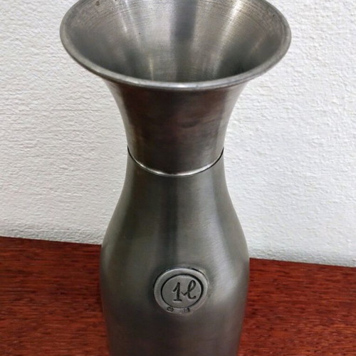Tin bottle new handmade with authenticity stamp