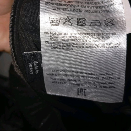 Amisu leggings gray metallic used, size L