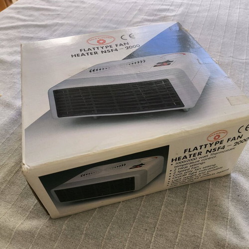 Fan Heater Flat Type 1000/2000W like new