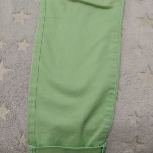 H&M women's jeans used, mint color, size 38